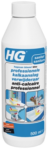 HG professionele kalkaanslag verwijderaar (hagesan blauw) 500 ml